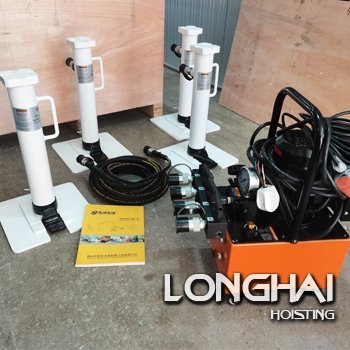 低位爪式千斤頂三種同步頂升方案