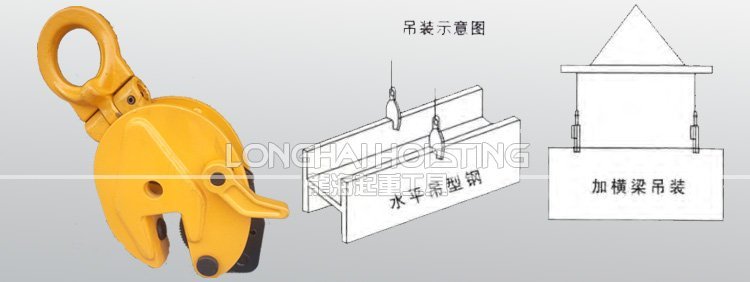 LHC-A豎吊鋼板起重鉗案例 LHC-A豎吊鋼板起重鉗案例