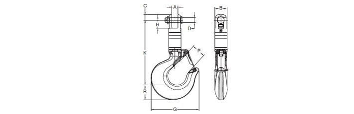 臺灣YOKE 8-308重力旋轉環尺寸