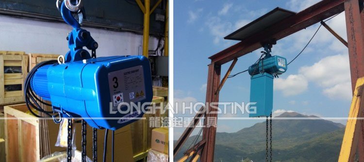 韓國KD-2環鏈電動葫蘆2噸~5噸應用 韓國KD-2環鏈電動葫蘆2噸~5噸應用