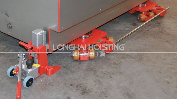 JUNG爪式千斤頂與JUNG搬運小坦克配套使用 JUNG爪式千斤頂與JUNG搬運小坦克配套使用