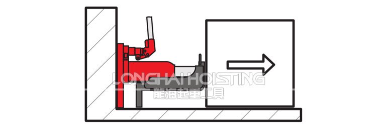 EAGLE爪式千斤頂橫向使用 EAGLE爪式千斤頂橫向使用