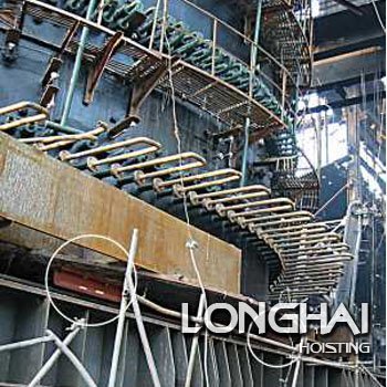 4000噸高爐移位（borkey雙排輪重物移位器）